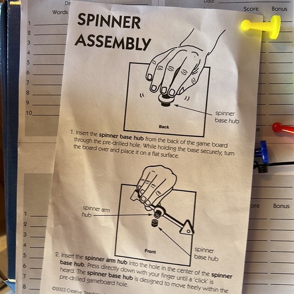 Spelling Bee Board Game Grades 4 - 7 - Good for teachers or Tutors - Picture 5 of 7